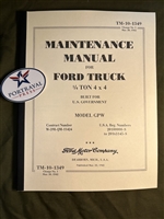 TM 10-1349, Change 1, Ford GPW Maintenance Manual (3/30/42)