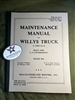 TM 10-1513 Maintenance Manual for Willys Truck, Change 1 dated May 15, 1942