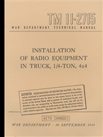 TM 11-2715 Radio Installation Manual for MB/GPW (G503)