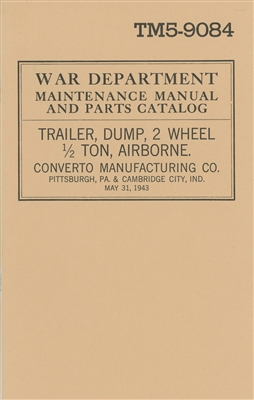 TM 5-9084 Converto Dump Trailer