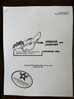 TM 9-1010-205-10 Operator Manual for M79 Grenade Launcher