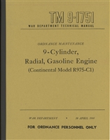 TM 9-1751 Rebuild Manual for Continental Radial R975-C1