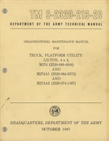 TM 9-2320-213-20 Repair Manual