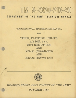 TM 9-2320-213-20 Repair Manual