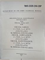 TM 9-2320-242-20P Gamma Goat Parts Manual (1971)