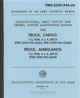 TM 9-2320-244-24 Maintenance Manual for Kaiser Jeep, M715, M725/726