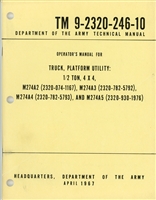 TM 9-2320-246-10 Operator Manual M274 Mule