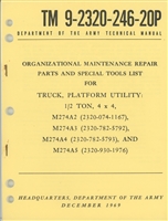 TM 9-2320-246-20P Parts Manual