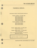 TM 9-2320-266-20 Maintenance Manual for Dodge M880 Series of Trucks