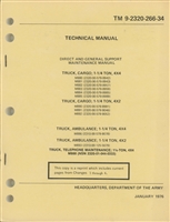 TM 9-2320-266-34 Rebuild Manual for Dodge M880 Series of Trucks