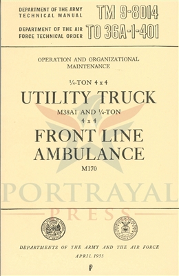 TM 9-8014 Operator Manual G758, M38A1