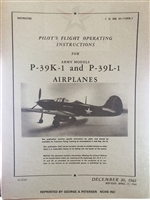 P-39K-1 & P-39L-1 Flight Operating Instructions (AAF '42)