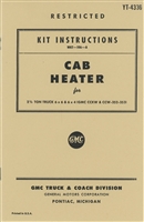 Kit Instructions WKT-106A Cab Heater for CCKW (G508)