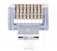 Platinum Tools, 100010C,-SI, EZ-RJ45, CAT6, Connectors, Single,