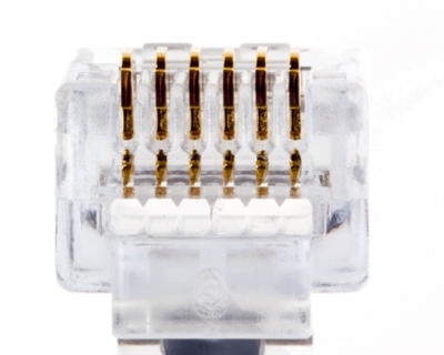 Platinum Tools 100026-SI EZ-RJ12/11 Connectors - Single