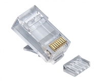 Platinum Tools 106188J Standard CAT6 High Performance RJ45 Connectors 3-Prong - Jar of 100