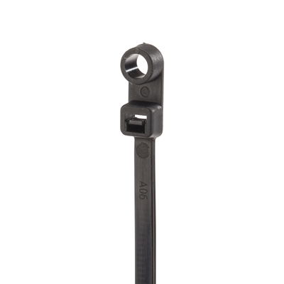 NSi Industries 11500MH Cable Tie Black Mounting Head 11" 50lb 100pk