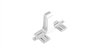 Primex HCLIP Side Mount Hurricane Cable Clip (12 in a Bag) (125-0239)