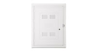 Primex SOHO Pro P2100LF 21" Plastic Standard Hinged Lid and Frame Only (125-0995)