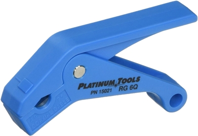 Platinum Tools 15021C SealSmart RG-6 Quad Coax Stripper - Blue