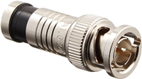 Platinum Tools 18038 BNC Connector Male Compression Black Banded RG6â€‹ - 25 Pack