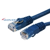Wavenet 5E04UM CAT5E 350MHz UTP Patch Cables with Molded Snagless Boots - 1 Ft - Blue, Yellow, White
