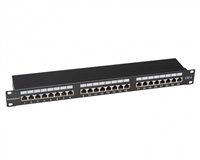 Platinum Tools 668-24C6S 24 Port Cat6 Shielded Patch Panel