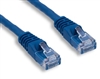 Wavenet 6E04UR CAT6 550MHz UTP Patch Cable with Molded Snagless Boot - 3 Ft - Blue, White, Yellow