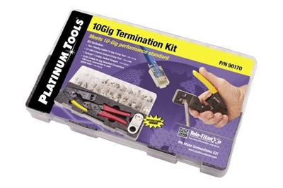 Platinum Tools, 90170, 10Gig, Termination Kit, Cat6E, Cat6A, Cat7,