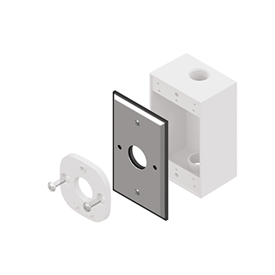 Alarm.com Camera Outlet Box Adapter - Single Gang ADC-OB101