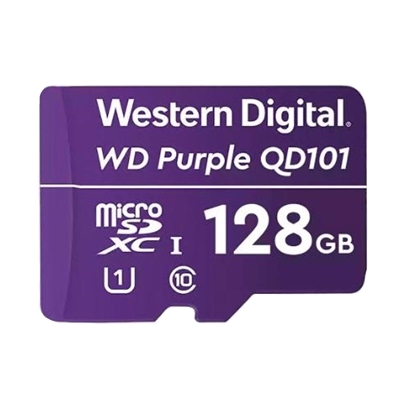 â€‹128 GB MicroSD Card -Purple Western Digital