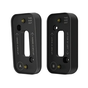 Alarm.com ADC-VDBA-755P-WMK is a wedge mount kit for the ADC-VDB755P. This Pro Series video doorbell wedge mount kit is perfect for adjusting the camera's field-of-view. It can help you angle the camera to fit your needs.
