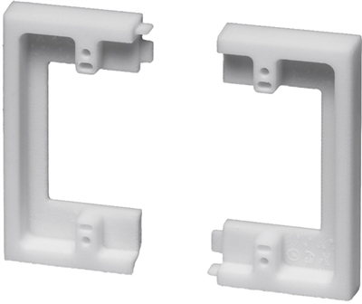 Arlington BES2 Non-Metallic Two-Gang Box Extender - Single