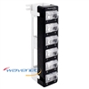 Wavenet BPPWM-12 Wall Mount Rotatable 12-Port Blank Patch Panel - Black