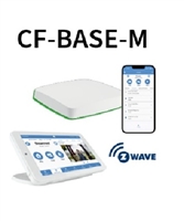 alula CF-BASE-M Security and automation HUB designed to wirelessly merge alarm monitoring, video cameras and home automation devices into a reliable and secure control center.
