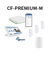 alula CF-PREMIUM-M Security and automation HUB designed to wirelessly merge alarm monitoring, video cameras and home automation devices into a reliable and secure control center.