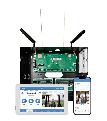 alula Connect-XIP-M-Z Hybrid Alarm Panel Up to 96 Wired / Wireless Zones alarm monitoring, Hybrid Alarm Panel A flexible solution for residential and commercial security installationsvideo cameras and home automation