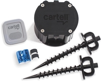 Add CarTell CW-CON DIY Wireless Driveway Alert System, Sounder and Sensor, whether residential or commercial. Not appropriate for solar gates. Install sensor in the driveway, beside the driveway, or on a post adjacent to the drive.