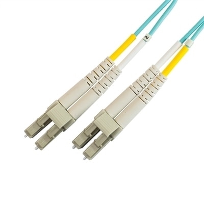 Lynn OM3 10Gb 50/125 Multimode Duplex Fiber Optic Patch Cable with LC/LC Connector - 1m