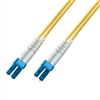 Lynn Duplex Fiber Optic Patch Cable - OS2 Single Mode - LC to LC Connectors - 1m