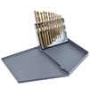 Drill America 1/16 - 1/4 Cobalt Jobber Length Drill Bit Set - 13 Pieces