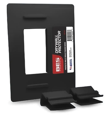 BES FIB-PP Drywall Protector Plate This plate easily locks over gangbox openings to protect sheetrock when fishing wire.