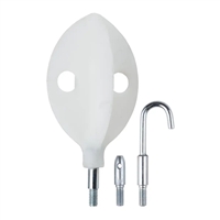 BES FIB125 Screw Tip Attachment for 1/4" Rods Screw into the end of small communication cables for faster, easier pulls