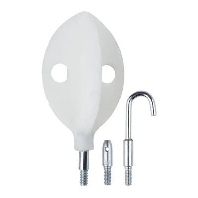 BES FIB125 Screw Tip Attachment for 1/4" Rods Screw into the end of small communication cables for faster, easier pulls