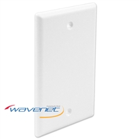 Wavenet FP00PXX 1 Port Single Gang Flush Style Faceplate - White