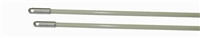 BES GLF403 Glowfish II 5/32" - Plastic Coated - Glow-in-the-Dark Replacement Rod 1 - 6 Foot Rod Bullnose/Bullnose no splinters, durable, zinc-plated, rustproof, machined, steel, end, fittings, perfect, wide range, installations, situations