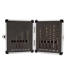 Drill America 1/16 - 1/4 Cobalt Stepped Drill Set in Aluminum Case - 13 Pieces