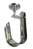 JH32MT-10 Mag Daddy 2" J Hook Magnet on Top  will support all types of data comm and low voltage cables, such as CAT 5, CAT 5e, CAT6, CAT 6a, fiber optic, and innerduct. J-Hooks can be attached to a variety of structures and are Plenum Rated.