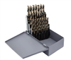 Drill America HSS Jobber Length Drill Bit Set - 26 Piece