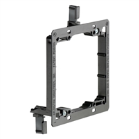 Arlington LV2 2-Gang Low Voltage Mounting Bracket - Black